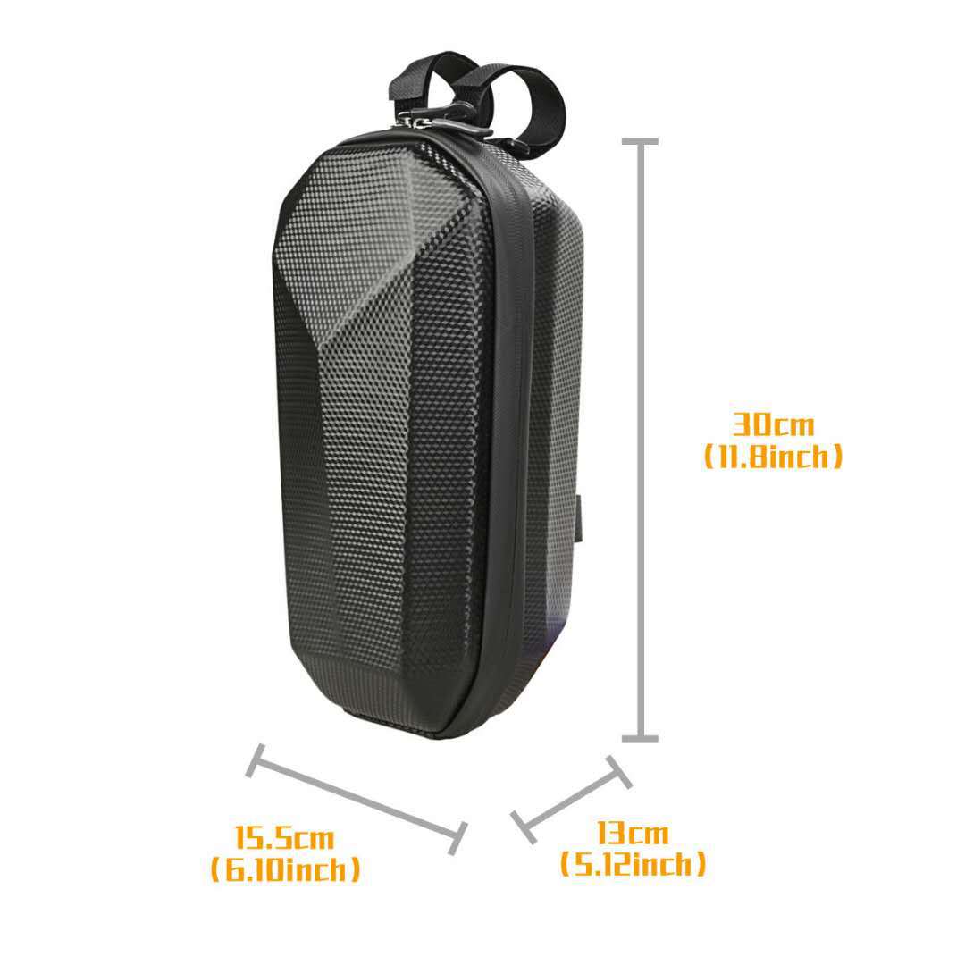 Electric skate boat bucket hard shell EVA waterproof head bag hanging package driving folding bicycle balance car first package alfamoba