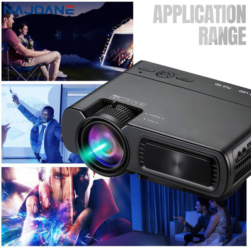 Sorps 2021 manufacturers new mini household projector LED projector wholesale domestic and foreign e-commerce cross-borders alfamoba