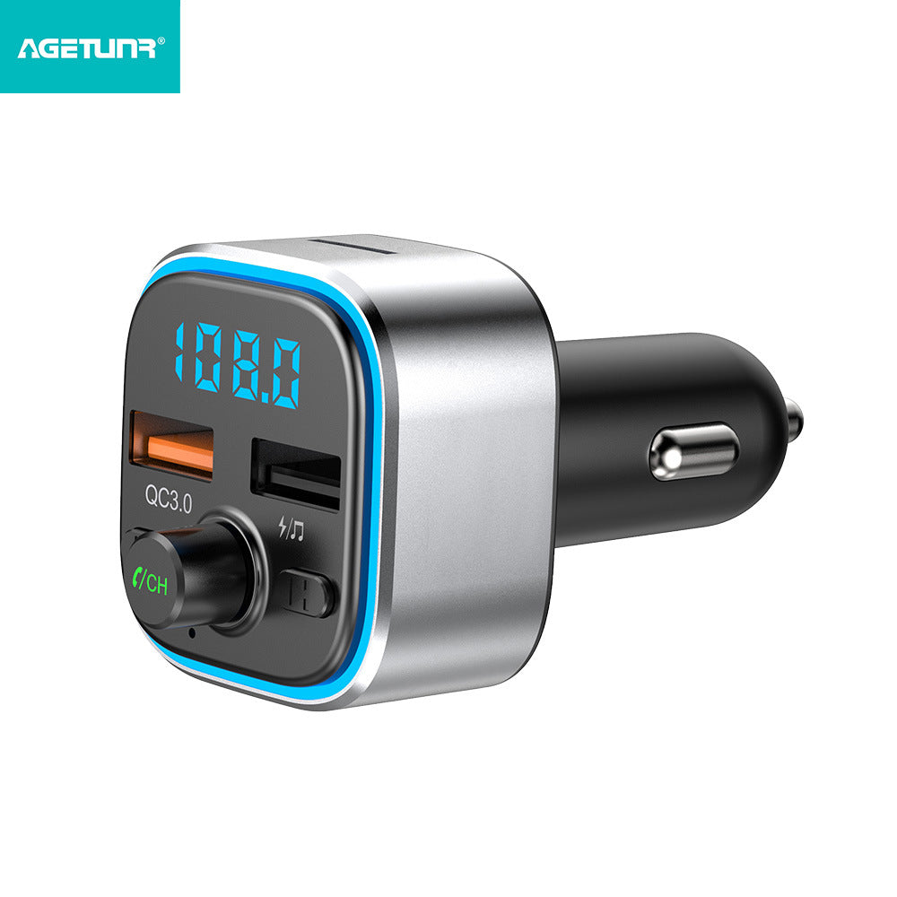 Car hands-free FM transmitter car Bluetooth MP3 mobile phone charger 5.0 car Bluetooth MP3 player alfamoba