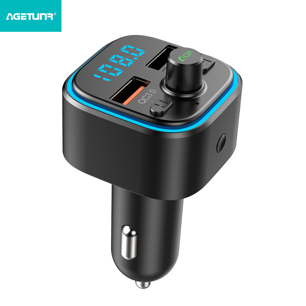 Car hands-free FM transmitter car Bluetooth MP3 mobile phone charger 5.0 car Bluetooth MP3 player alfamoba