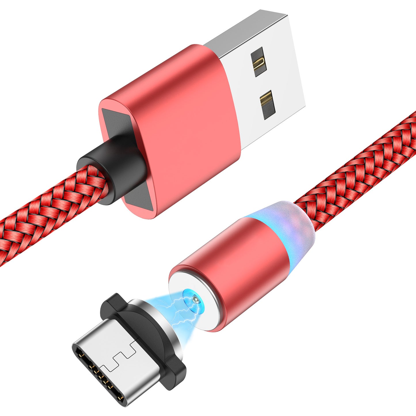 USLION magnetic suction data cable neutral custom data cable three-in-one blind suction charging cable suitable for Apple Type-C alfamoba