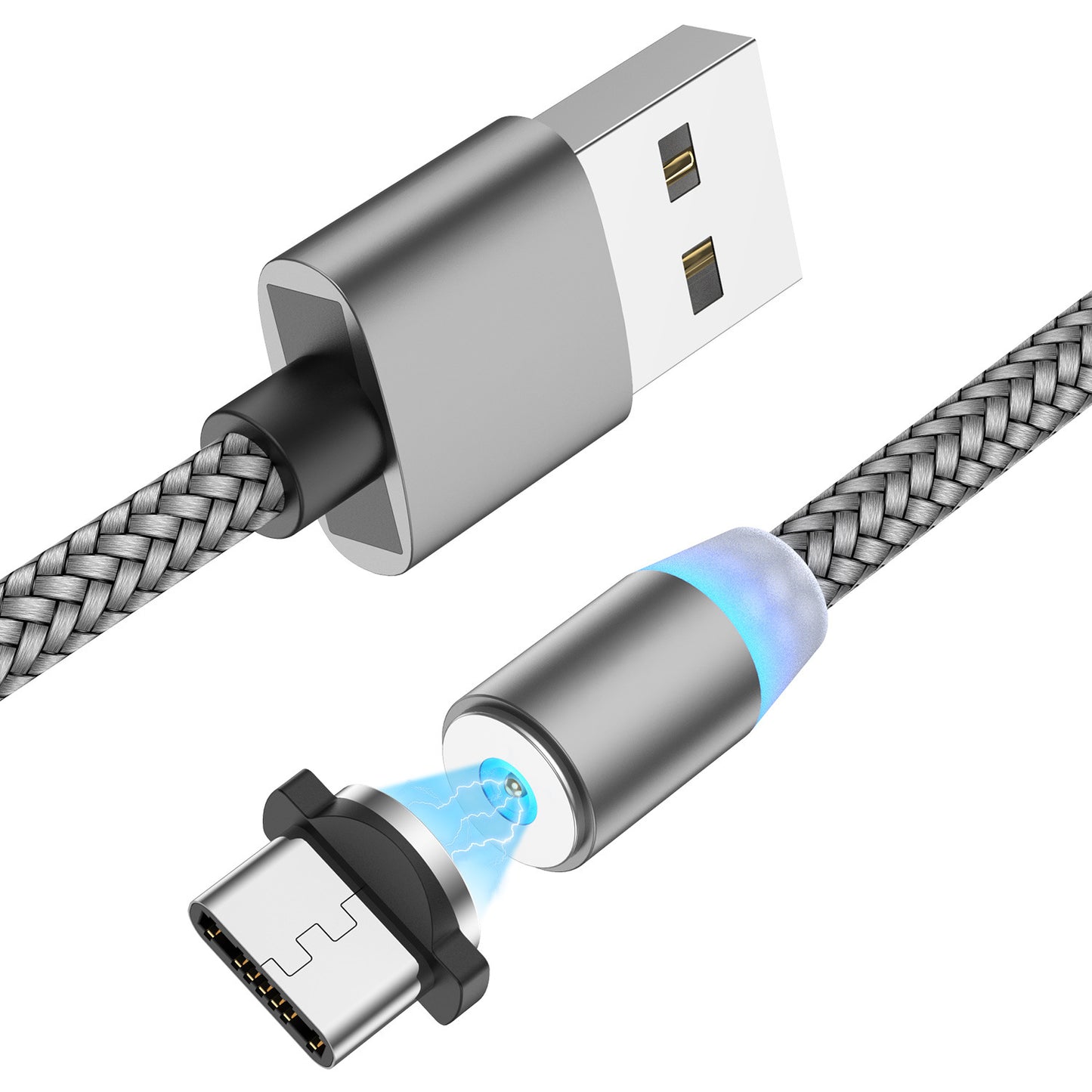 USLION magnetic suction data cable neutral custom data cable three-in-one blind suction charging cable suitable for Apple Type-C alfamoba