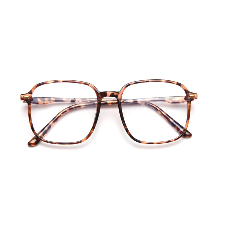 G5812 Korean version of the retro glasses box female Liu Ding students literary myopia blue glasses frame men's net red flat glossy alfamoba