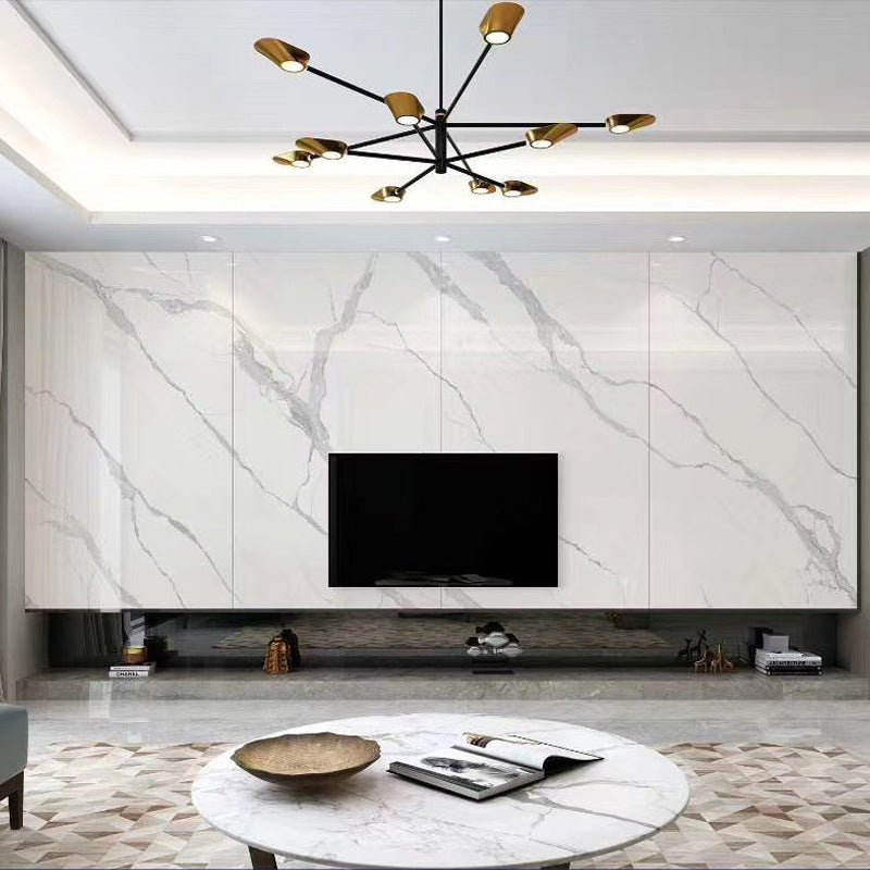 Modern minimalist ceramic plate thin plate 1200x2600 tile large plate rock board wall marble film wall alfamoba