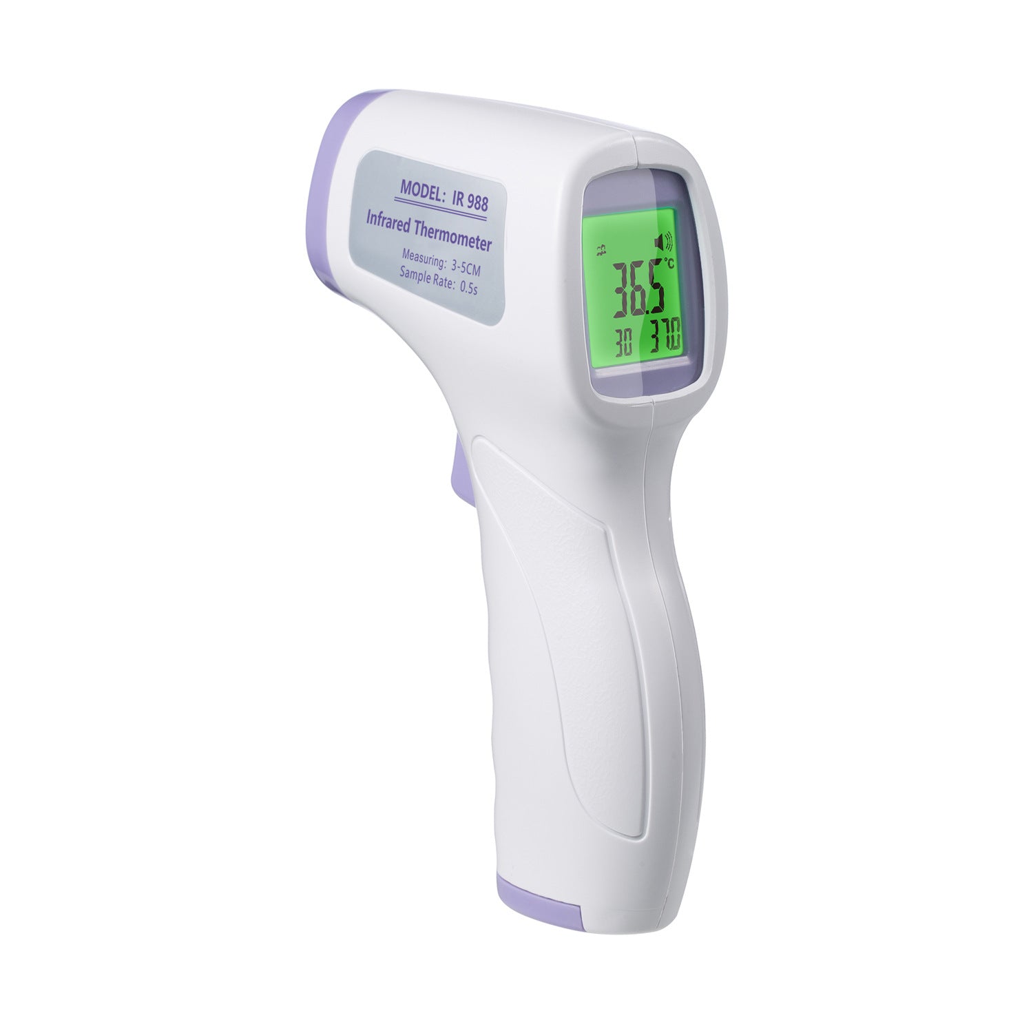 Factory spot foreign trade handheld non-contact fast infrared temperature measuring gun in English electronic thermometer alfamoba