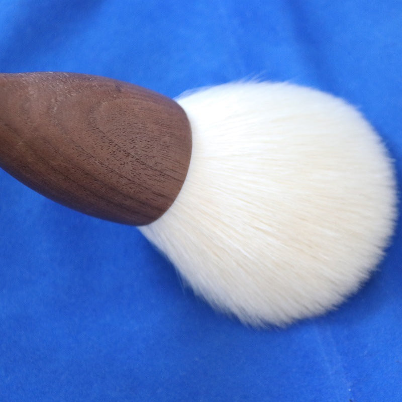 Blackhu Taumu, light peak wool large powder brush honey powder brush animal real hair makeup brush long rod professional brush alfamoba