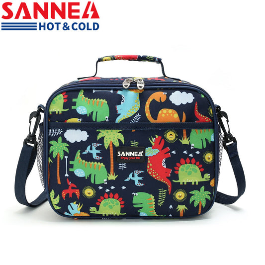 Sanne insulation bag children's lunch bag hand cards for lunch box preservation, cold ice bag thick meal bag alfamoba