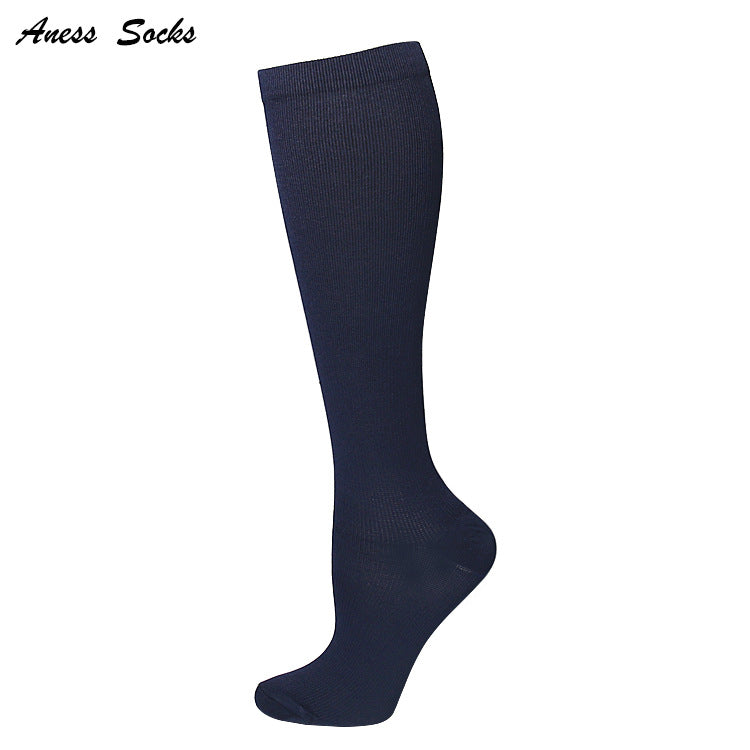 Compressed hose polyester flat press socks outdoor riding running breathable adult sports socks spot alfamoba