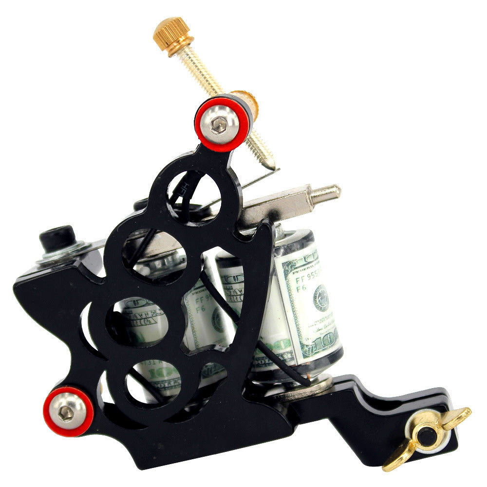 Coil tattoo machine set full set tattoo equipment cut line fog double machine tattoo set alfamoba