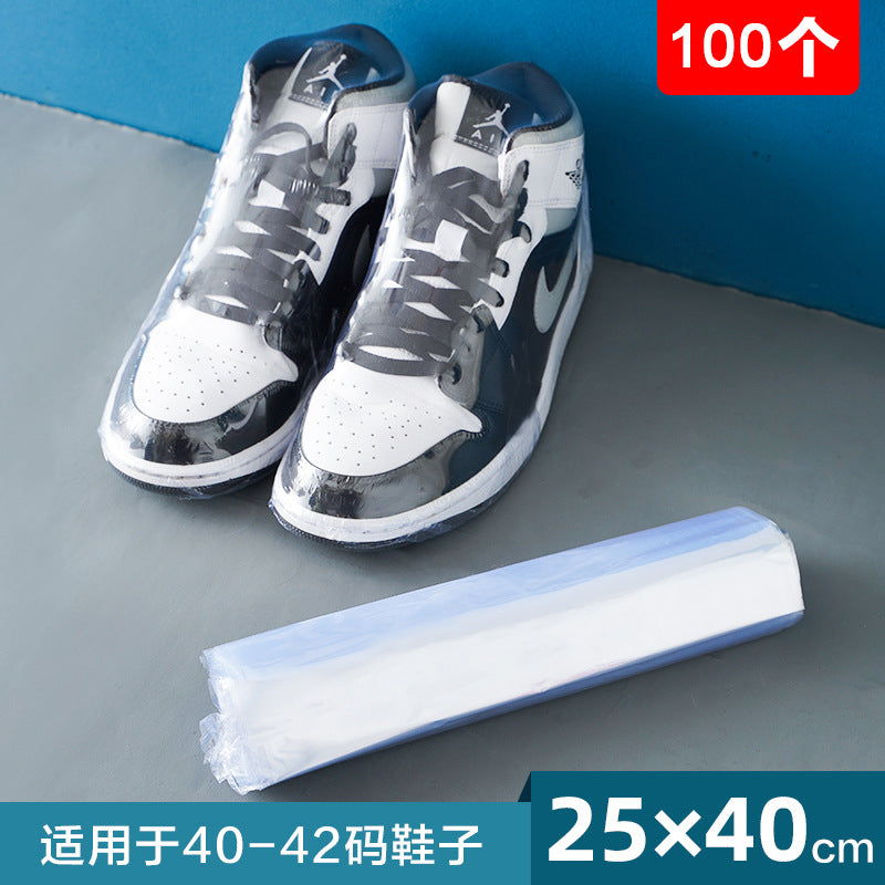 Heat-shrinkable film heat-shrinkable bag bag shoe shoe film protection bag sealing shoe film shrink film bag sneaker storage plastic sealing film alfamoba