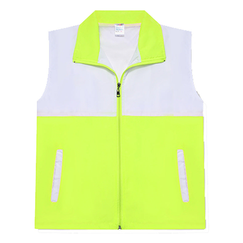 Teen Korean version of 6 colors optional casual peach color matching vest to map custom alfamoba