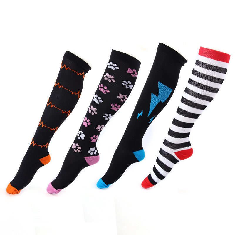 Europe and the United States e-commerce explosive models ladies sports pressure socks nurse stockings cross-border Amazon alfamoba