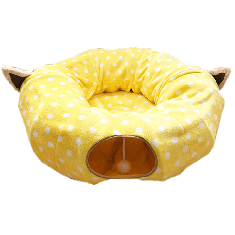 Cross-border goods cat toys foldable cat tunnel cat channel rolls Dragon cat Lot Cat Puzzle pet toys alfamoba