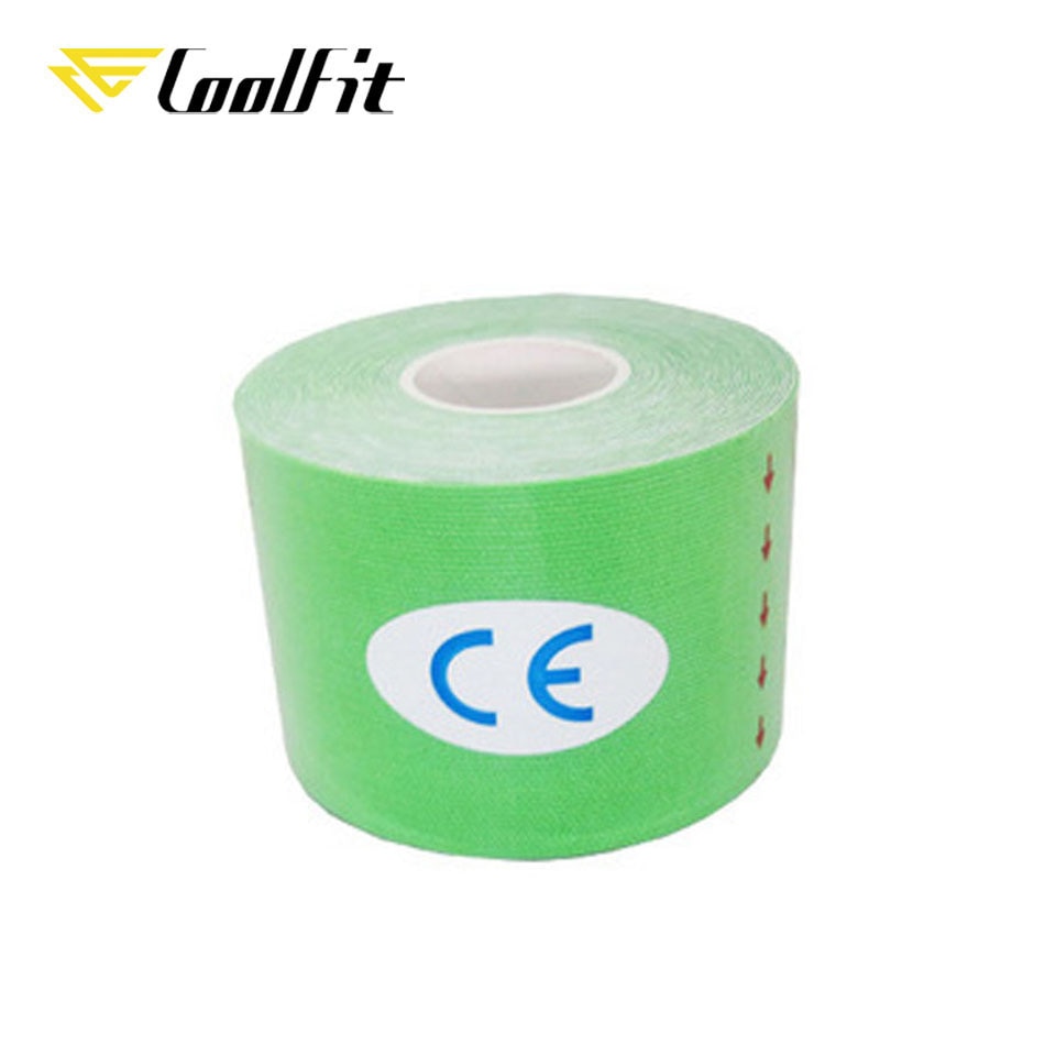 CoolFit 5 Size Kinesiology Tape Athletic Recovery Self Adherent Wrap Taping Medical Muscle Pain Relief Knee Pads Protector alfredo.barrella7