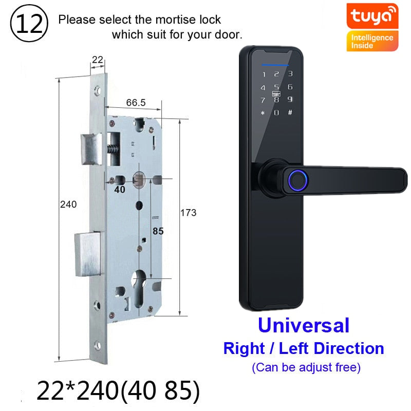 Biometric Fingerprint Door Lock alfamoba