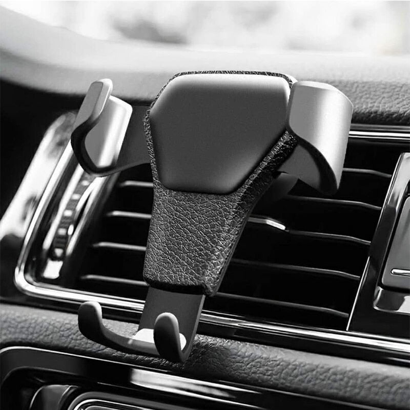 Universal Gravity Auto Phone Holder Car Air Vent Clip Mount Mobile Phone Holder CellPhone Stand Support For iPhone For Samsung alfamoba