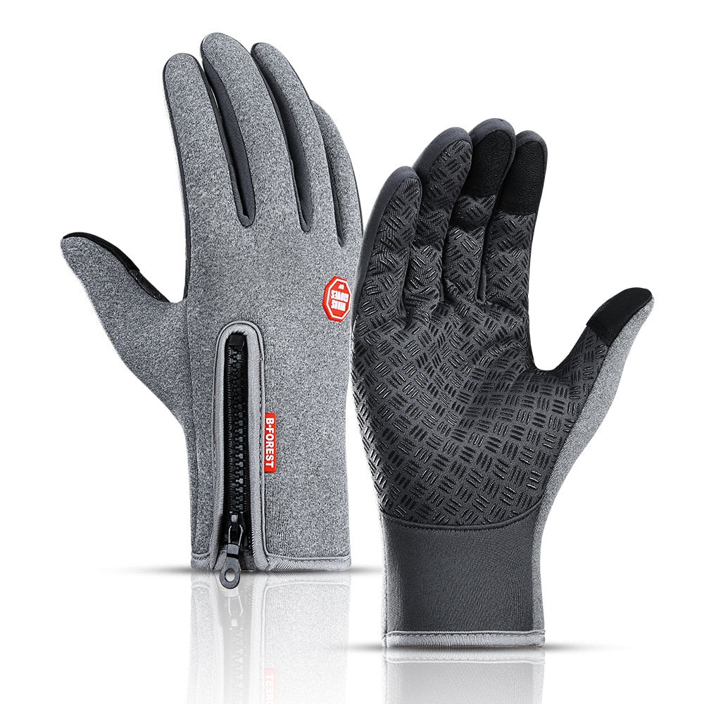 Unisex Touch Screen Winter Gloves Mens Warm Outdoor Cycling Driving Climbing Motorcycle Cold Gloves Waterproof Non-Slip Glove alfamoba