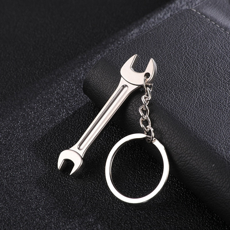 Creative gift car metal keychain turbo gear hub pendant brake disc shock absorber Pendant alfamoba