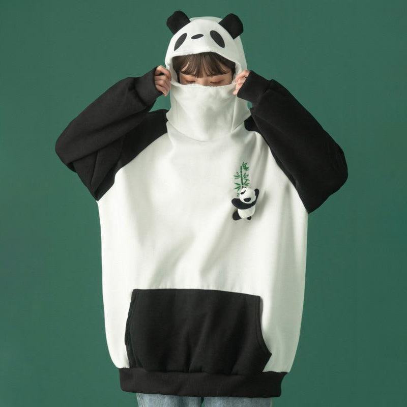 Komori™ Panda Pocket Hoodie alfamoba