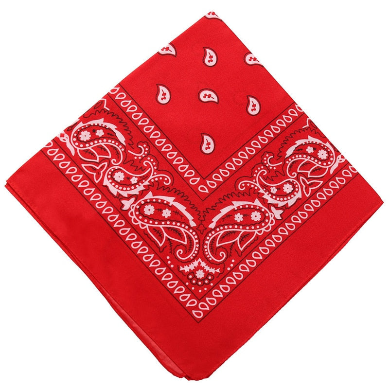 New Bohemian Print Bandana Hair Bands for Women Girls Square Scarf Turban Multifunctional Headband Hair Accessories Headwear alfamoba