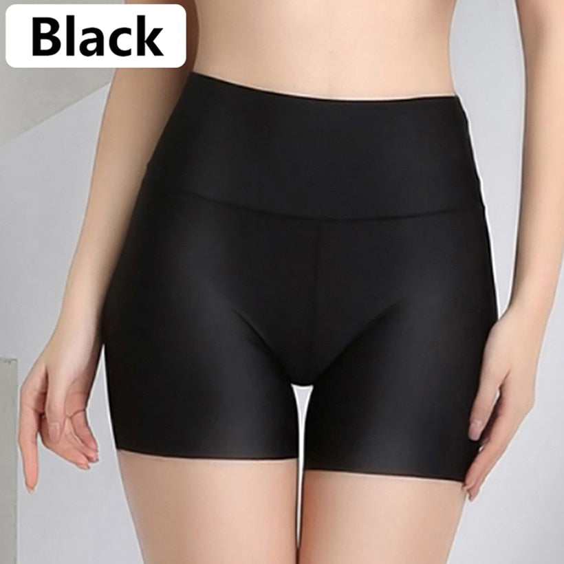 High Waist Women's Skirt Shorts Boxer Panties Girls Safety Briefs Boyshort Underpants Tights Slim Lingeries Short Pants Summer alfamoba