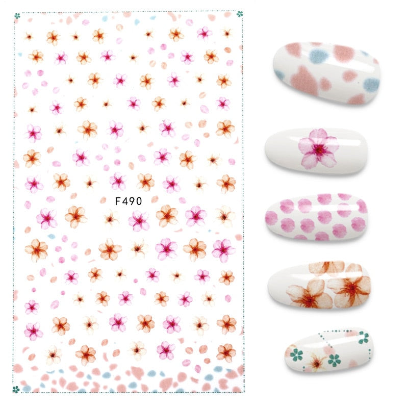 The New 3D Nail Sticker Cool English Letter stickers for nail  Foil Love Heart Design Nails Accessories Fashion Manicure Sticker alfamoba