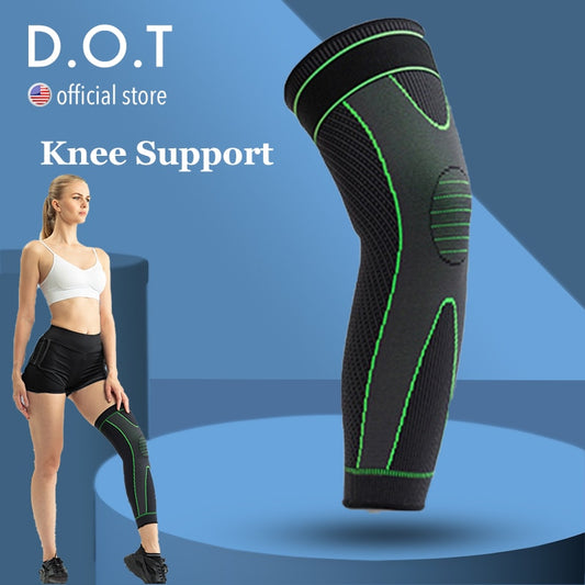 D.O.T 1/2 PCS Knee Pads Braces Sports Support Kneepad Men Women for Arthritis Joints Protector Fitness Compression Sleeve alfamoba