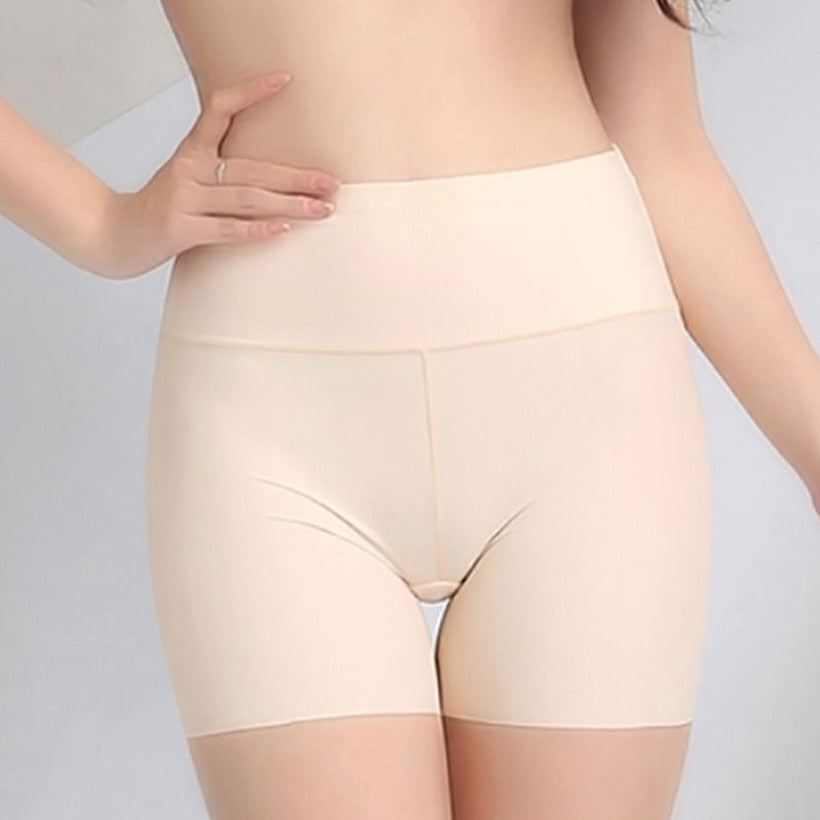 High Waist Women's Skirt Shorts Boxer Panties Girls Safety Briefs Boyshort Underpants Tights Slim Lingeries Short Pants Summer alfamoba