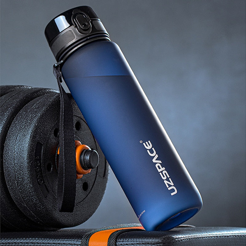 New 500/800/1000ml Sports Water Bottle BPA Free Portable Leak-proof Shaker bottle Plastic Drinkware Tour Gym Free Shipping items alfredo.barrella7