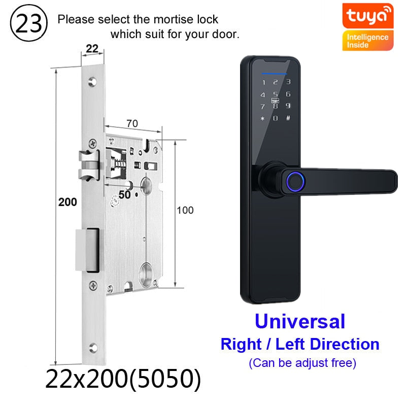 Biometric Fingerprint Door Lock alfamoba