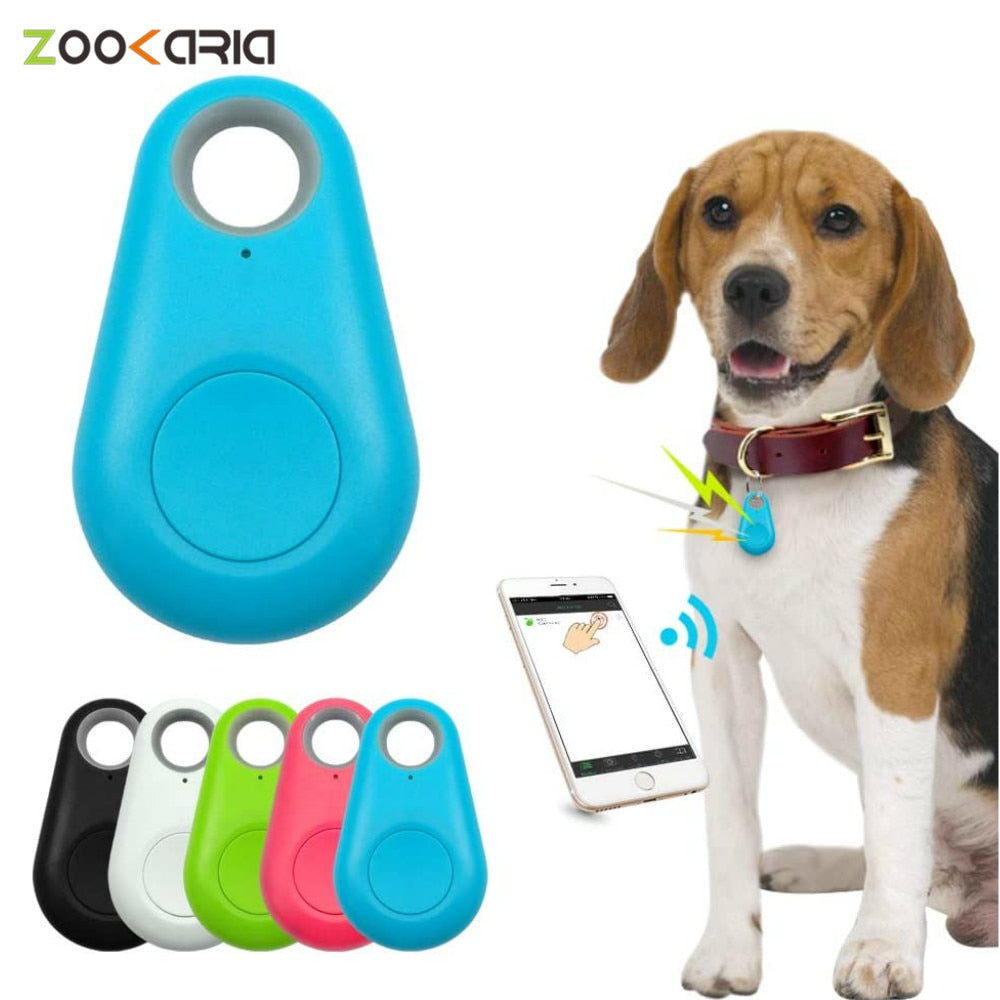 Pets Smart Mini GPS Tracker Anti-Lost Waterproof with Bluetooth for Pet Dog Cat Keys Wallet Bag Kids Trackers Finder Equipment alfamoba