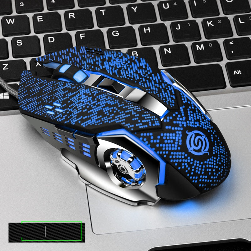 Hot Selling Viper Competition Q5 USB Wired 4 Grades DPI 1200/1600/2400/3200 6 Buttons Online Games Competitive Mouse alfamoba