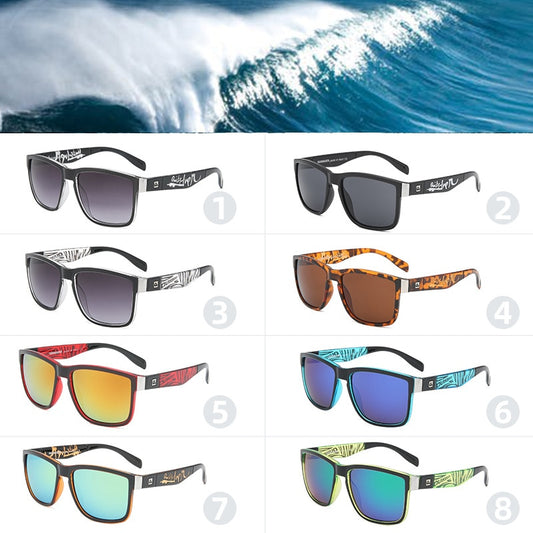 QS056 Classic Square Sunglasses Men Women Sports Outdoor Beach Surfing Sun Glasses UV400 Goggles alfamoba