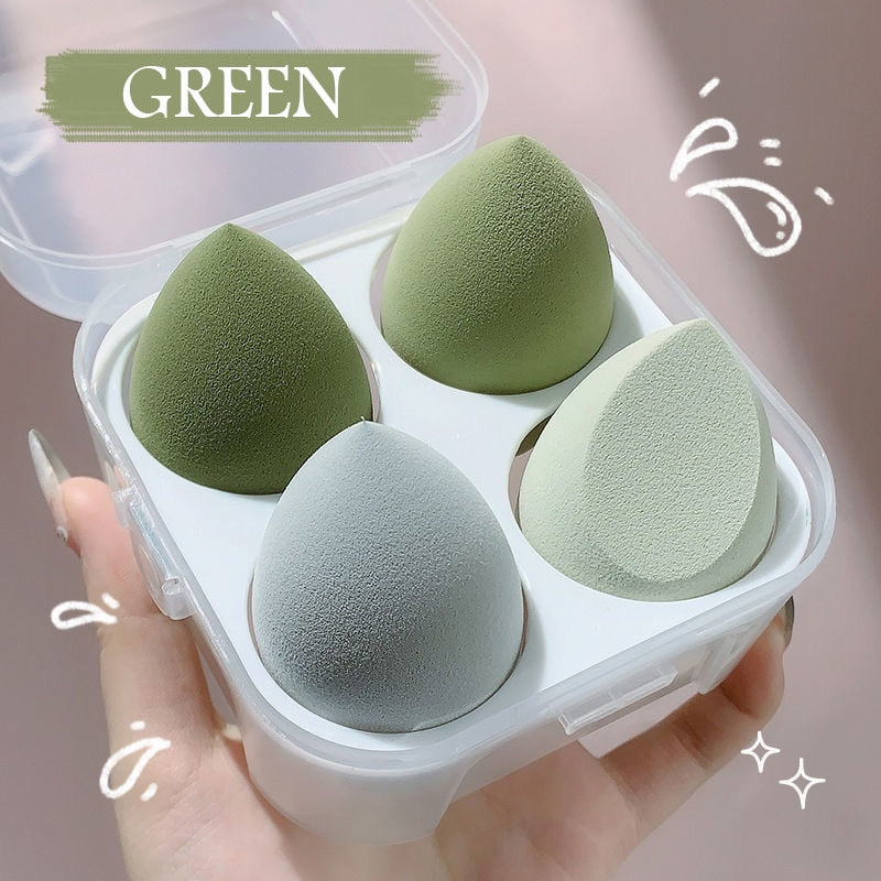 Sponge for Makeup Beauty Blender with Box Foundation Powder Blush Make up Tool Beauty Egg 1/4pc XISHOW Makeup Sponge Blender alfamoba