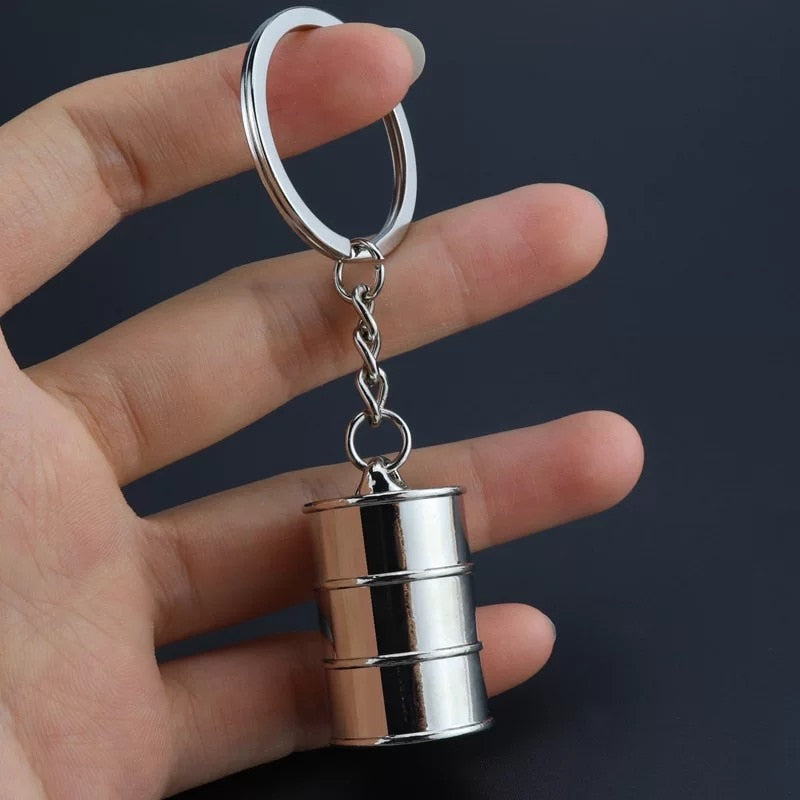 Creative gift car metal keychain turbo gear hub pendant brake disc shock absorber Pendant alfamoba