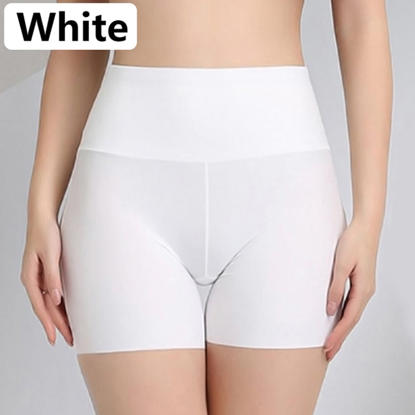 High Waist Women's Skirt Shorts Boxer Panties Girls Safety Briefs Boyshort Underpants Tights Slim Lingeries Short Pants Summer alfamoba