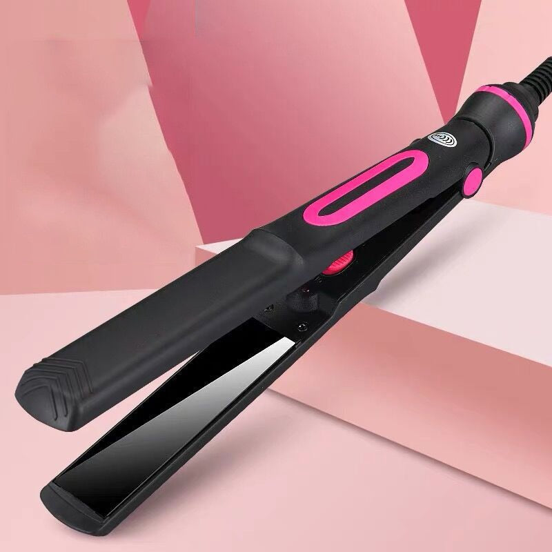 Hair Straightener Temperature Adjustment Tourmaline Ionic Flat Iron Widen Panel Ceramic Heating Plate Salon Styling Tool alfamoba