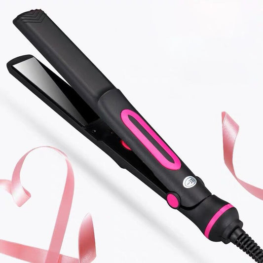 Hair Straightener Temperature Adjustment Tourmaline Ionic Flat Iron Widen Panel Ceramic Heating Plate Salon Styling Tool alfamoba