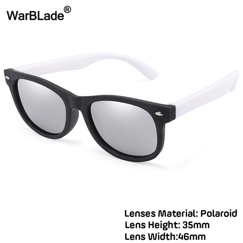 WarBlade New Kids Polarized Sunglasses TR90 Boys Girls Sun Glasses Silicone Safety  Glasses Gift For Children Baby UV400 Eyewear alfamoba