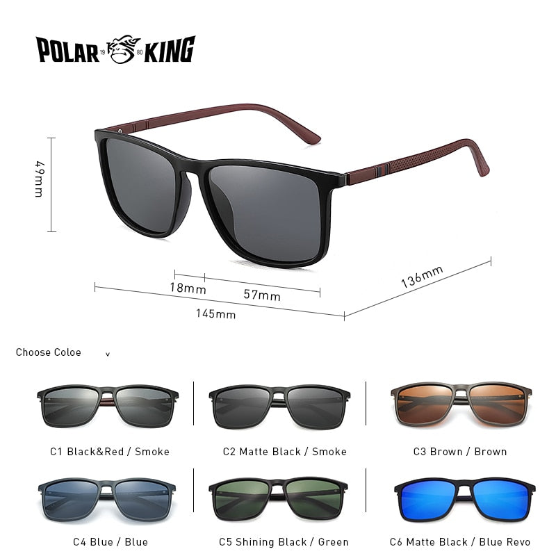 Polarking New Luxury Polarized Sunglasses Men's Driving Shades Male Sun Glasses Vintage Travel Fishing Classic Sun Glasses 400 alfredo.barrella7