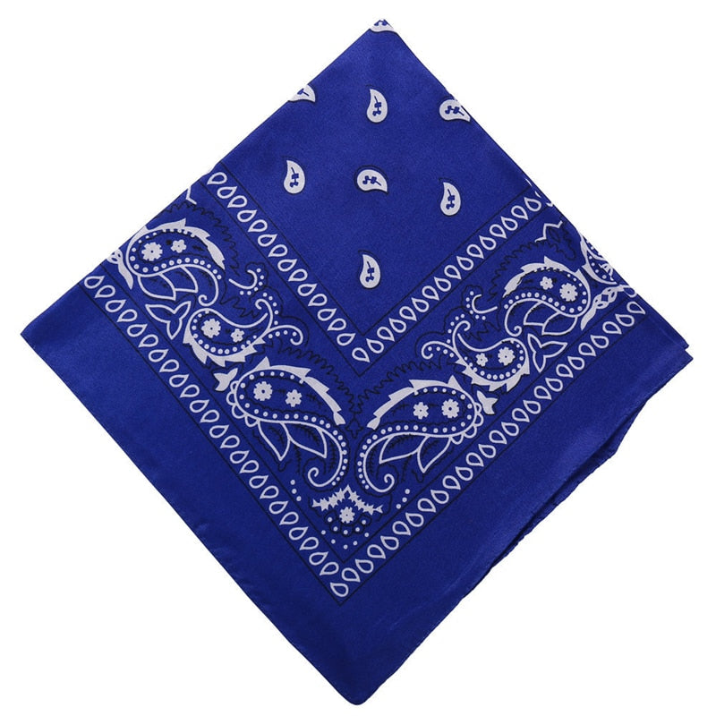 New Bohemian Print Bandana Hair Bands for Women Girls Square Scarf Turban Multifunctional Headband Hair Accessories Headwear alfamoba