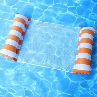 PVC Summer Inflatable Foldable Floating Row Swimming Pool Water Hammock Air Mattresses Bed Beach Water Sports Lounger Chair alfredo.barrella7