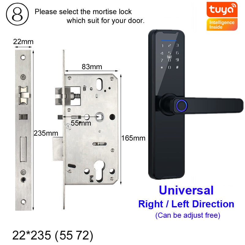 Biometric Fingerprint Door Lock alfamoba