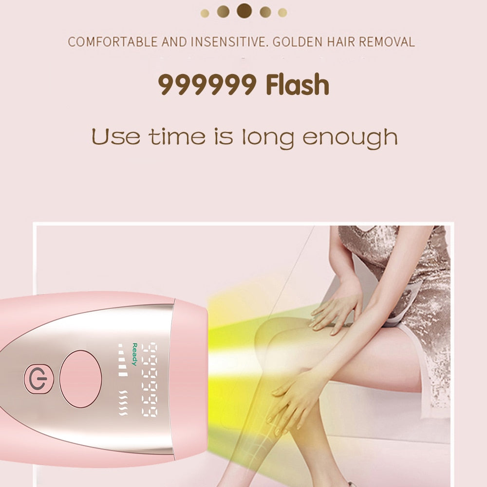 FIEEZOE IPL Laser Hair Removal Machine 999999 Flash Epilator For Women Permanent Photoepilator Painless Depiladora Facial alfamoba