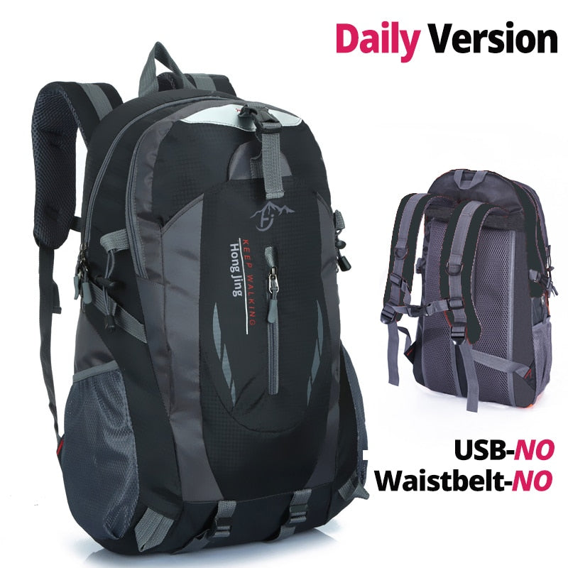 Quality Nylon Waterproof Travel Backpacks Men Climbing Travel Bags Hiking Backpack Outdoor Sport School Bag Men Backpack Women alfamoba