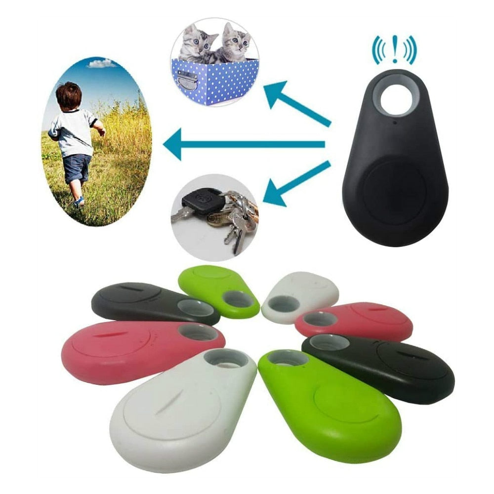 Pets Smart Mini GPS Tracker Anti-Lost Waterproof with Bluetooth for Pet Dog Cat Keys Wallet Bag Kids Trackers Finder Equipment alfamoba