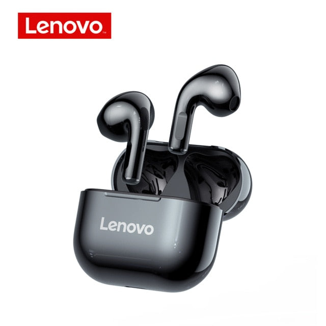 NEW Original Lenovo TWS Wireless Earphone Bluetooth 5.0 Dual Stereo MINI Reduction Bass Touch Control Long Standby 300mAH LP40 alfamoba