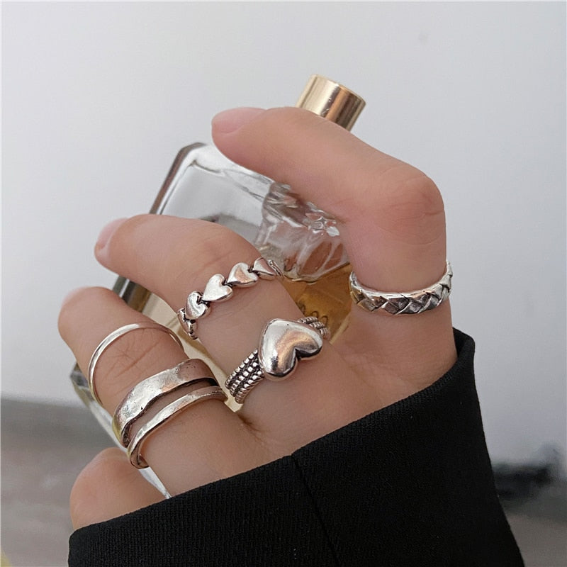 Trendy Gold Butterfly Rings For Women Men Lover Couple Rings Set Friendship Engagement Wedding Open Rings 2021 Jewelry alfamoba