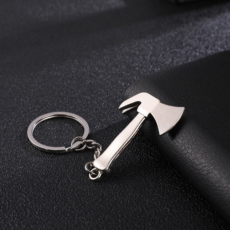 Creative gift car metal keychain turbo gear hub pendant brake disc shock absorber Pendant alfamoba