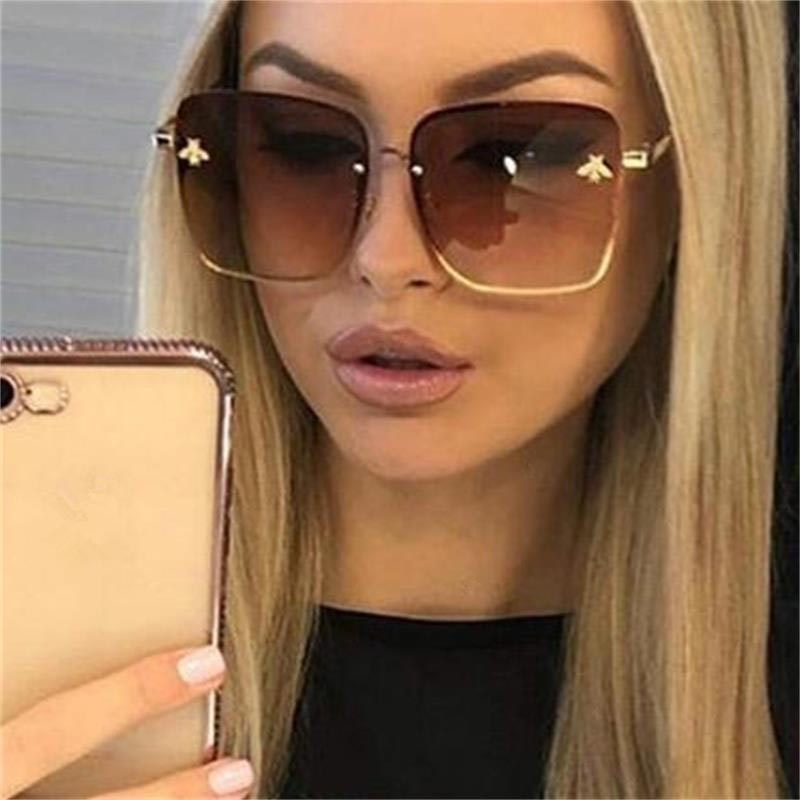 2021 Women Luxury Brand Designer Fashion Unisex Sunglasses High Quality Sun Glasses Eyewear Ladies Female Glasses alfamoba